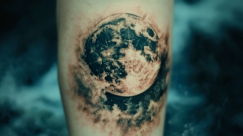 The Timeless Appeal of Full Moon Tattoos