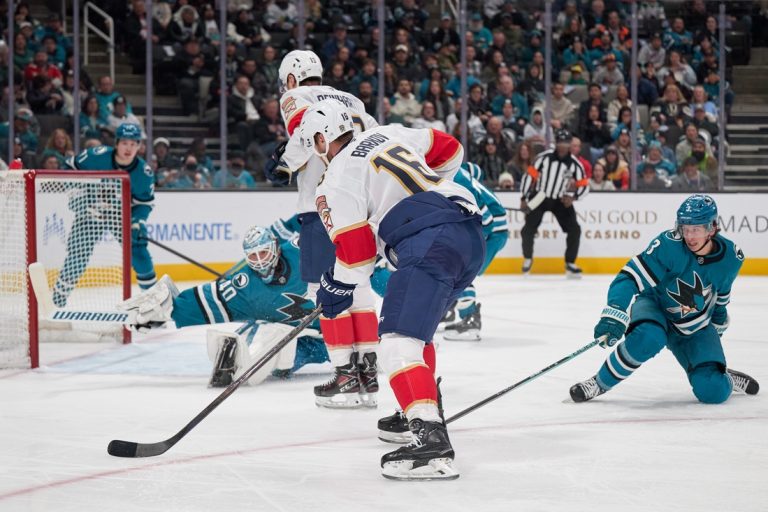 Matthew Tkachuk's 3-point night leads Panthers past Sharks