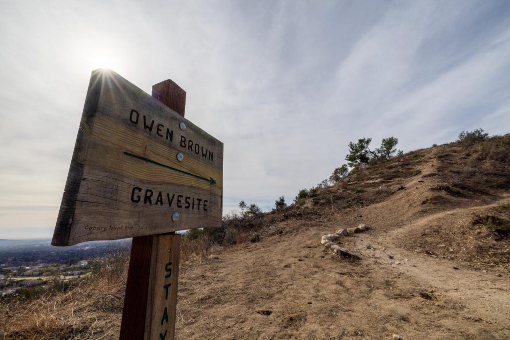 Column: Did a famous grave in the Altadena hills survive the fires?