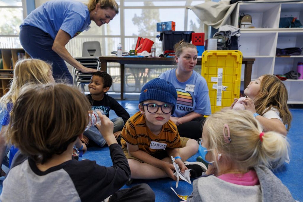 Free camps are offering a safe space for kids as L.A. fires cause child-care upheaval