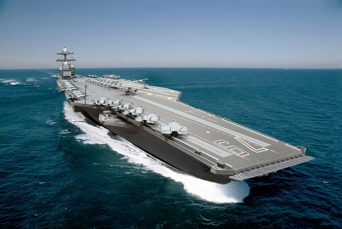 Biden says planned U.S. Navy carriers will be named for Clinton, Bush