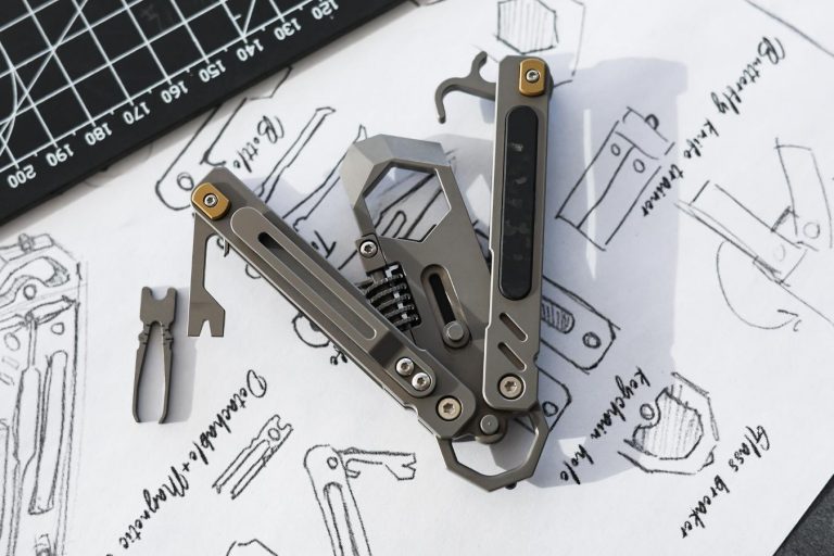 Nine-function butterfly knife multitool channels your inner gangsta