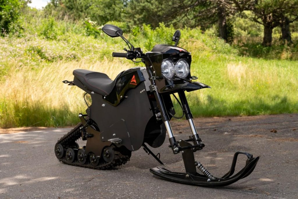 3-in-1 Combat transforms from street-legal ebike to snowmobile