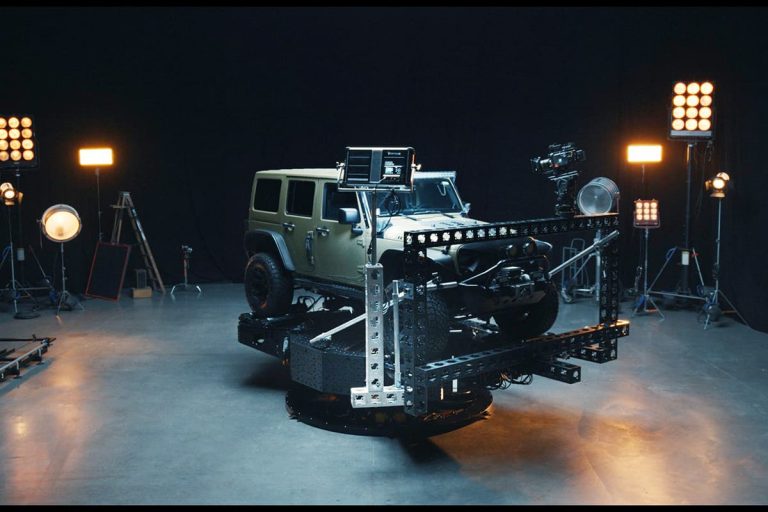 This high-tech studio system is the future of movie car stunts