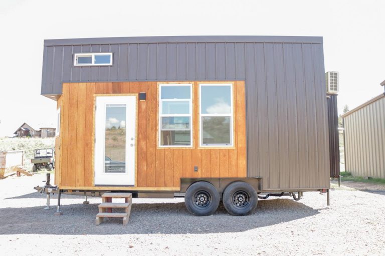 Four-person tiny house combines US styling with a Euro-sized footprint