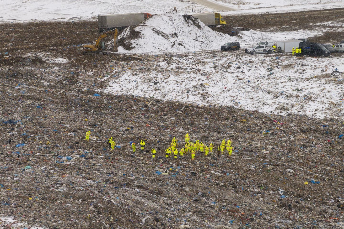 Police search Michigan landfill for missing woman