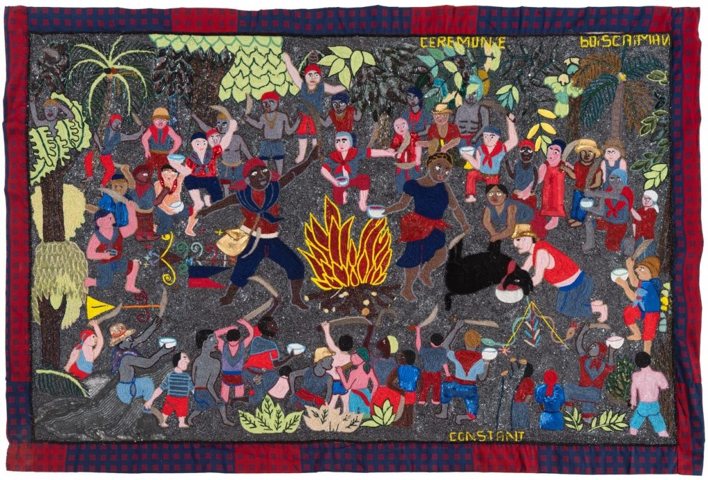 Embellished Vodou Flags by Myrlande Constant Spotlight ‘The Spiritual World of Haiti’