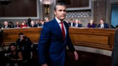 Pete Hegseth confirmed as US defence secretary in tie-breaking vote