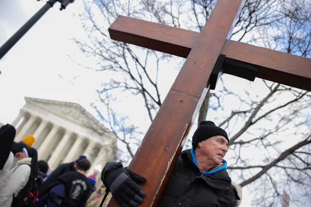 A new Supreme Court case would force the government to create religious public schools 