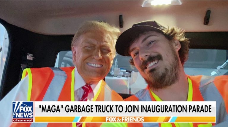 Garbage truck that drove Trump in viral campaign moment heads to inaugural parade