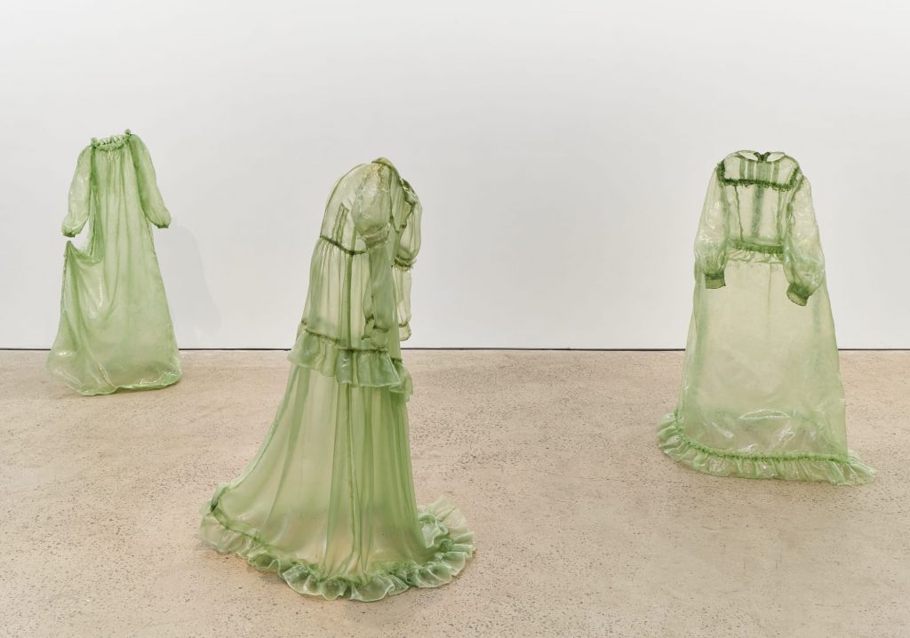 Brandon Morris’ Spectral Fiberglass Gowns Conjure Fears of the Unknown