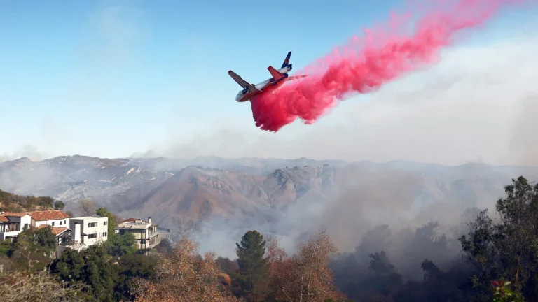 The flame retardant covering L.A. is pink for a reason. Here’s why