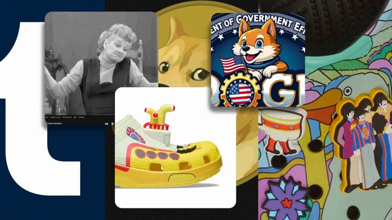 Elon Musk’s DOGE loses its logo, Tumblr dupes TikTok, and Crocs collabs with the Beatles