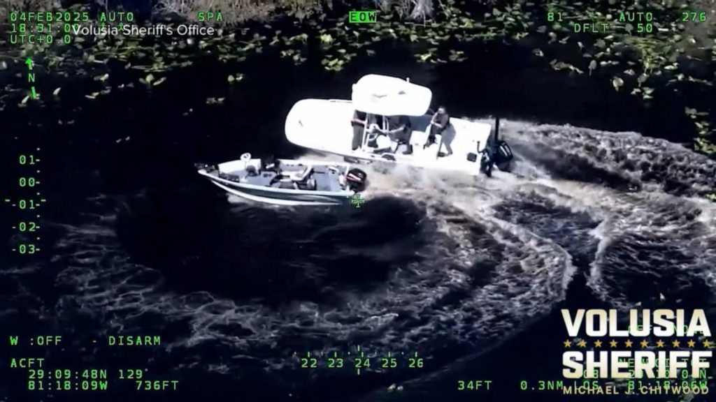 WATCH:  Unconscious man rescued from spinning boat