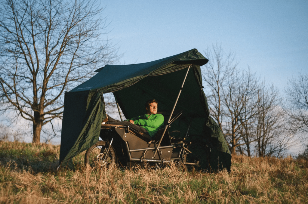 Stealthy ebike camper is a nano-motorhome with Swiss Army versatility