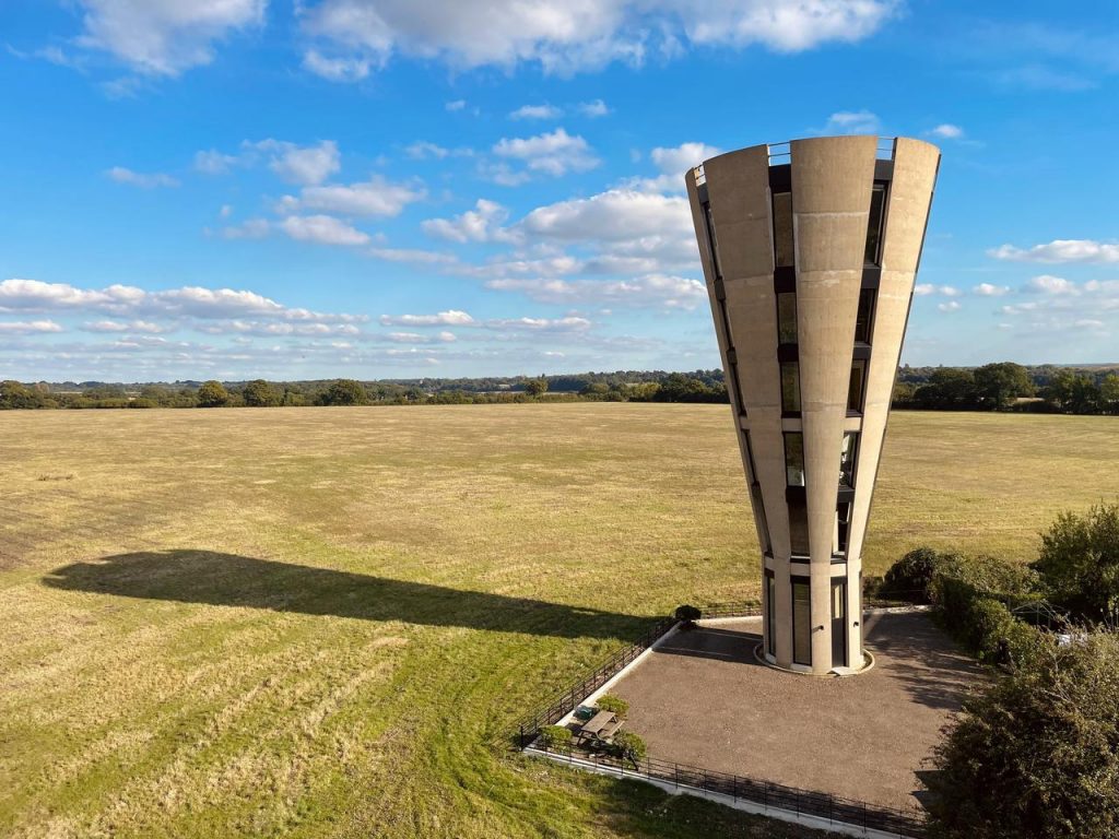 1960s water tower transformed into amazing brutalist home