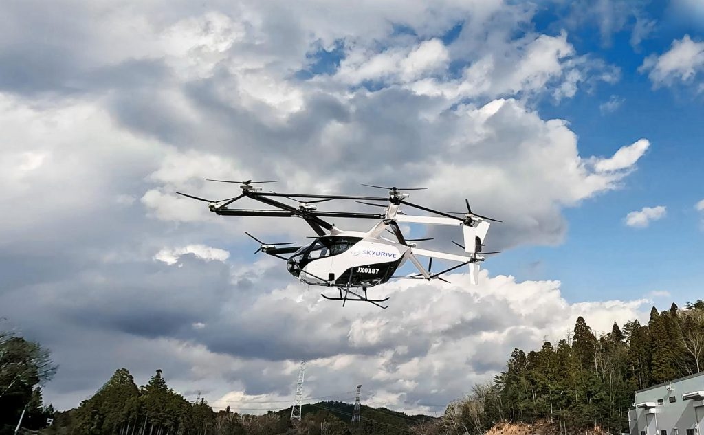 Toyota-based SkyDrive 'eVTOL for everyone' powers toward 2025 debut