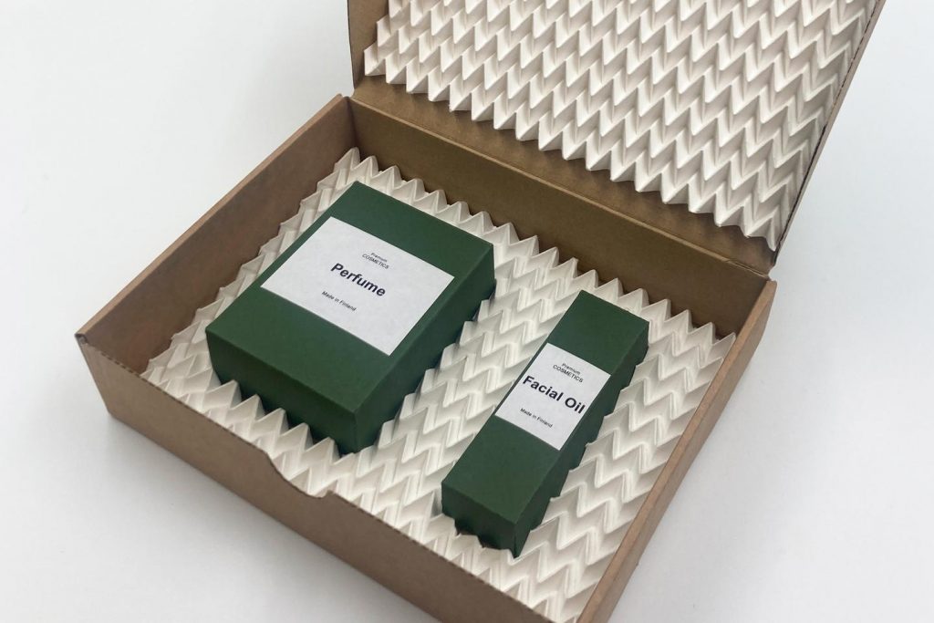 Foam packaging may have met its match, in the form of origami cardboard