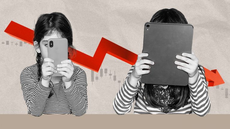 Children’s reading levels are plummeting. Is tech to blame?