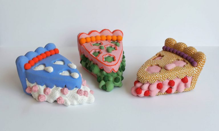 Naomi Peterson Channels a Sweet Tooth and Sense of Togetherness in Her Vibrant  ‘Cup-Cakes’